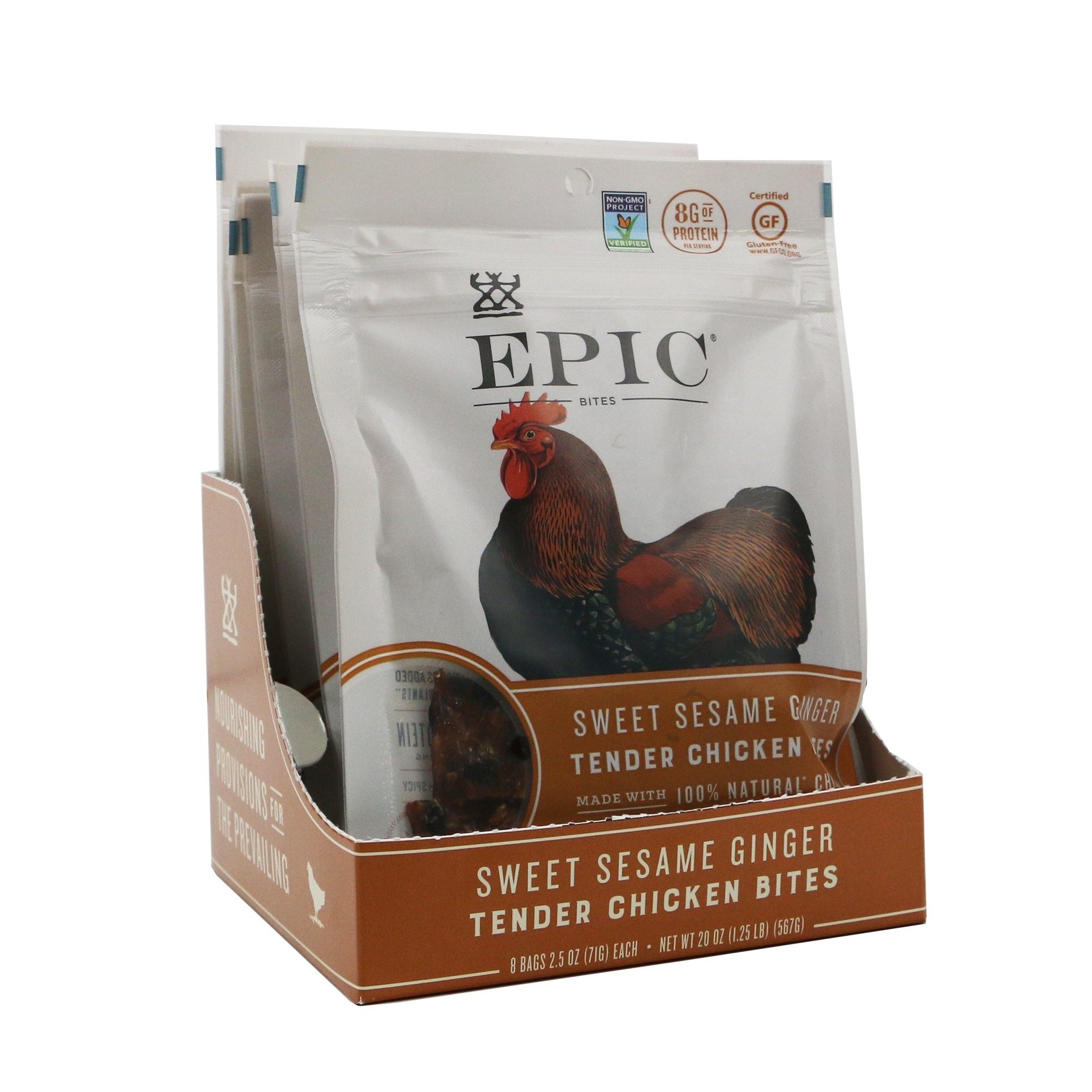 Epic Jerky Bites, 100 Grass Fed, Sweet & Spicy Sriracha