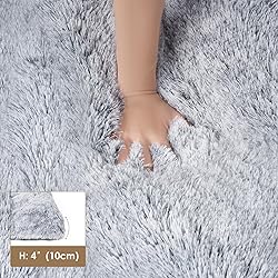 EHEYCIGA Fluffy Dog Crate Bed for Extra Large