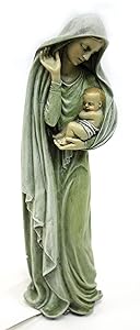 Napco Mary with Baby Statue, 12-Inch Tall