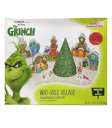 Amazon Com Dr Seuss S The Grinch Who Ville Village Gingerbread