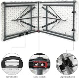 Denny International Trestle Table 4ft Indoor Outdoor Folding Heavy Duty view 7