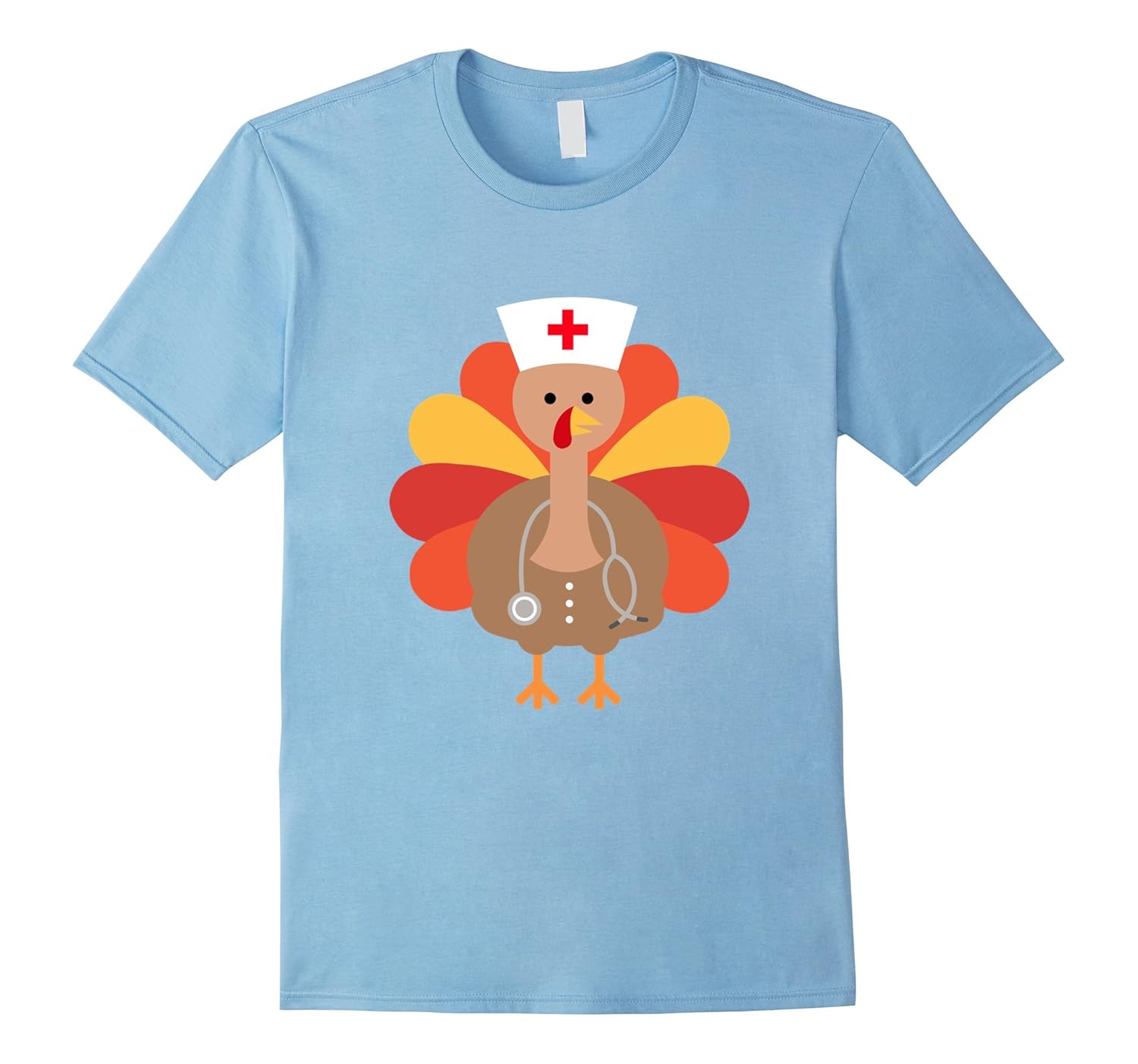 Thanksgiving T-Shirt for Nurses : Funny Turkey Tee-ANZ