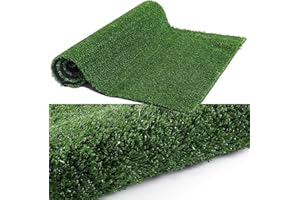 Goasis Lawn Artificial Grass Turf Lawn - 7FTX12FT(84 Square FT) Indoor Outdoor Garden Lawn Landscape Synthetic Grass Mat
