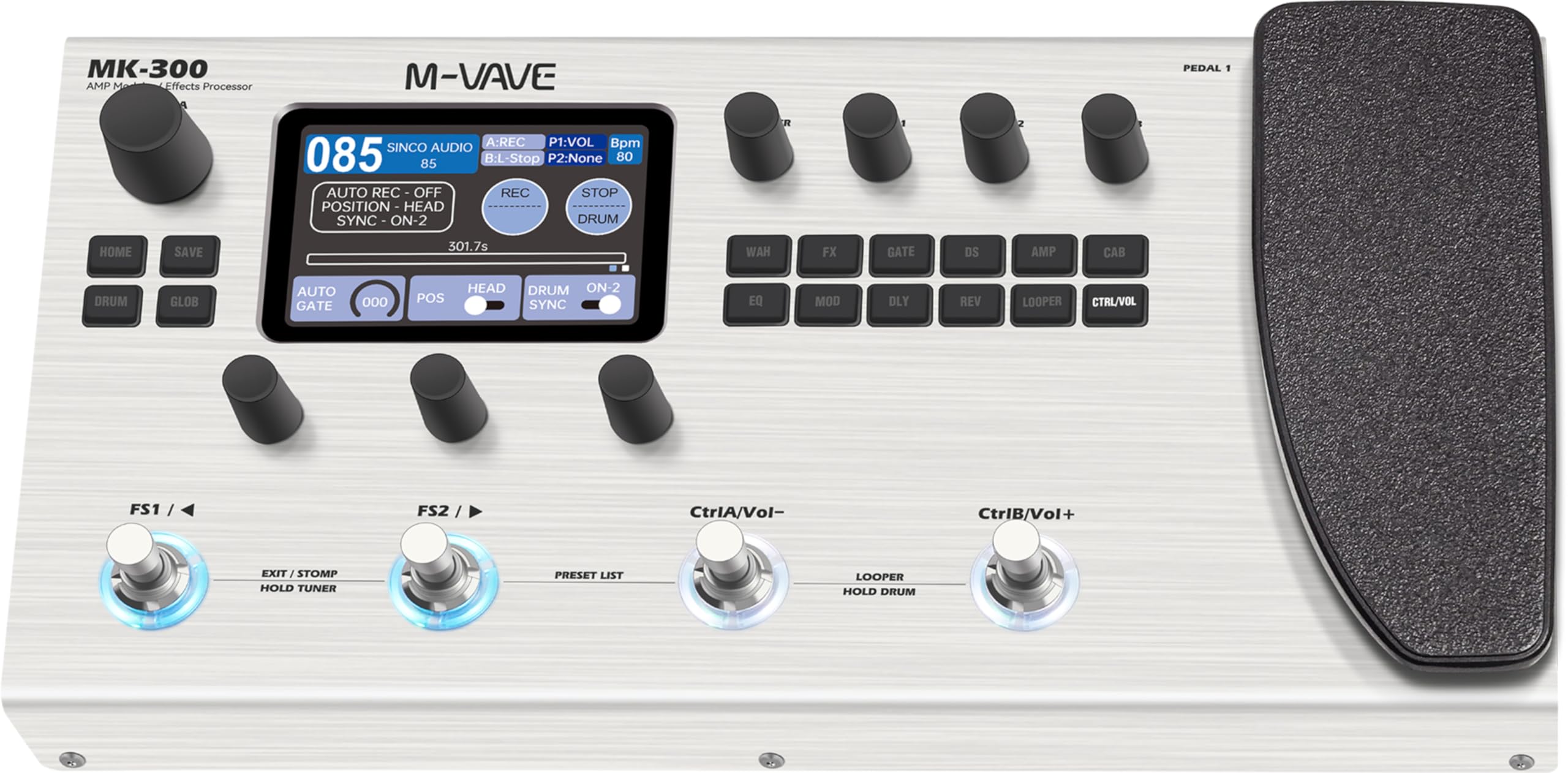 M-VAVE Guitar Bass AMP Modeler & Effects