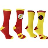 DC Comics Flash Reverse Flash 2 Pack Casual Crew Socks