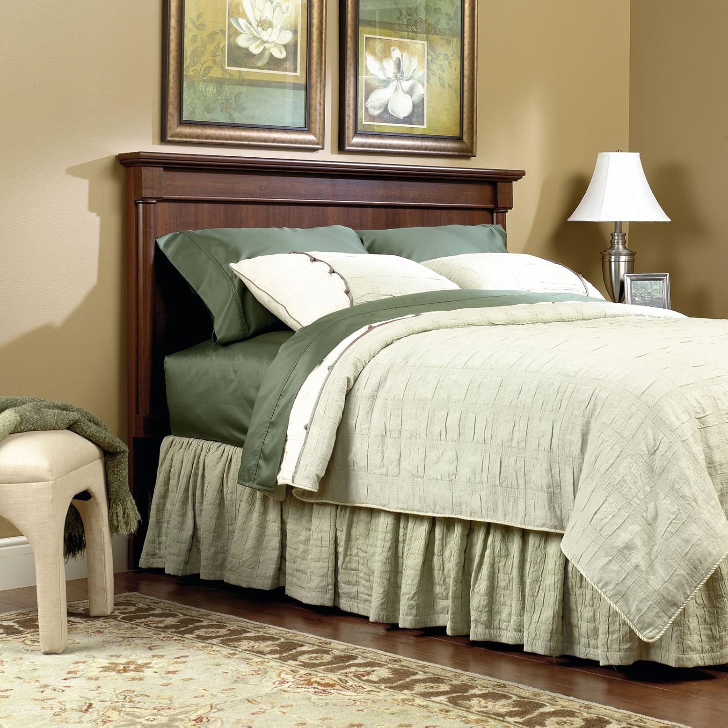 Amazon.com: Sauder 417854 Headboard, Bed Room Palladia Select 