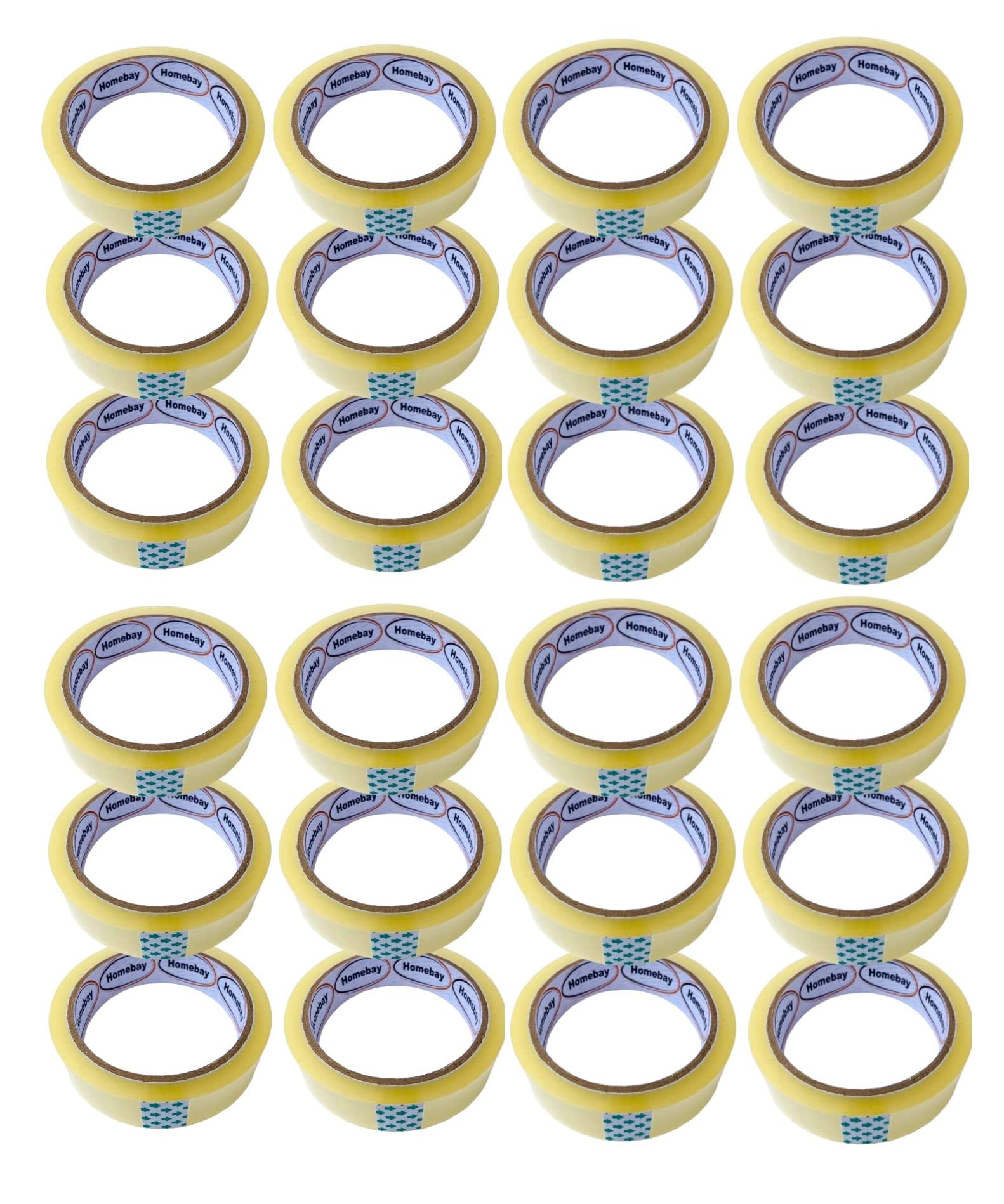 24 Rolls - Cellotape Strong Clear Packing Tape Rolls Extra Long | 24mm x 40m | Packaging Sellotape Parcel Cellotape Transparent…