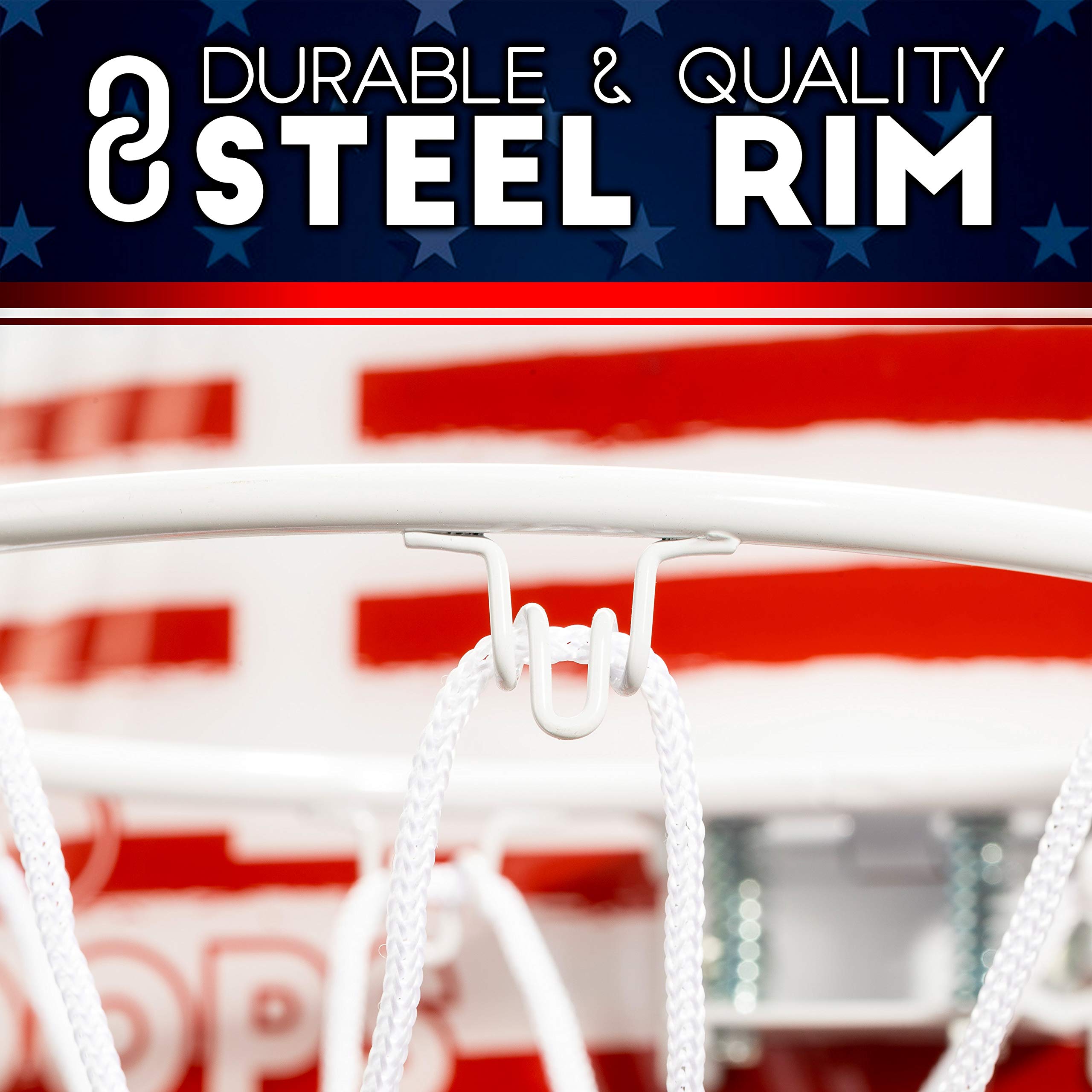 Franklin Sports Mini Basketball Hoops-Indoor Over The Door Mini Hoop+Basketball Sets-Perfect Accessory for Bedroom+Office