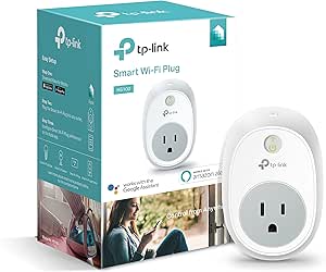 Kasa Smart (HS100) Plug by TP-Link, Smart Home WiFi Outlet Works with Alexa, Echo, Google Home &amp; IFTTT, No Hub Required, Remote Control, 15 Amp, UL Certified, 1-Pack , white