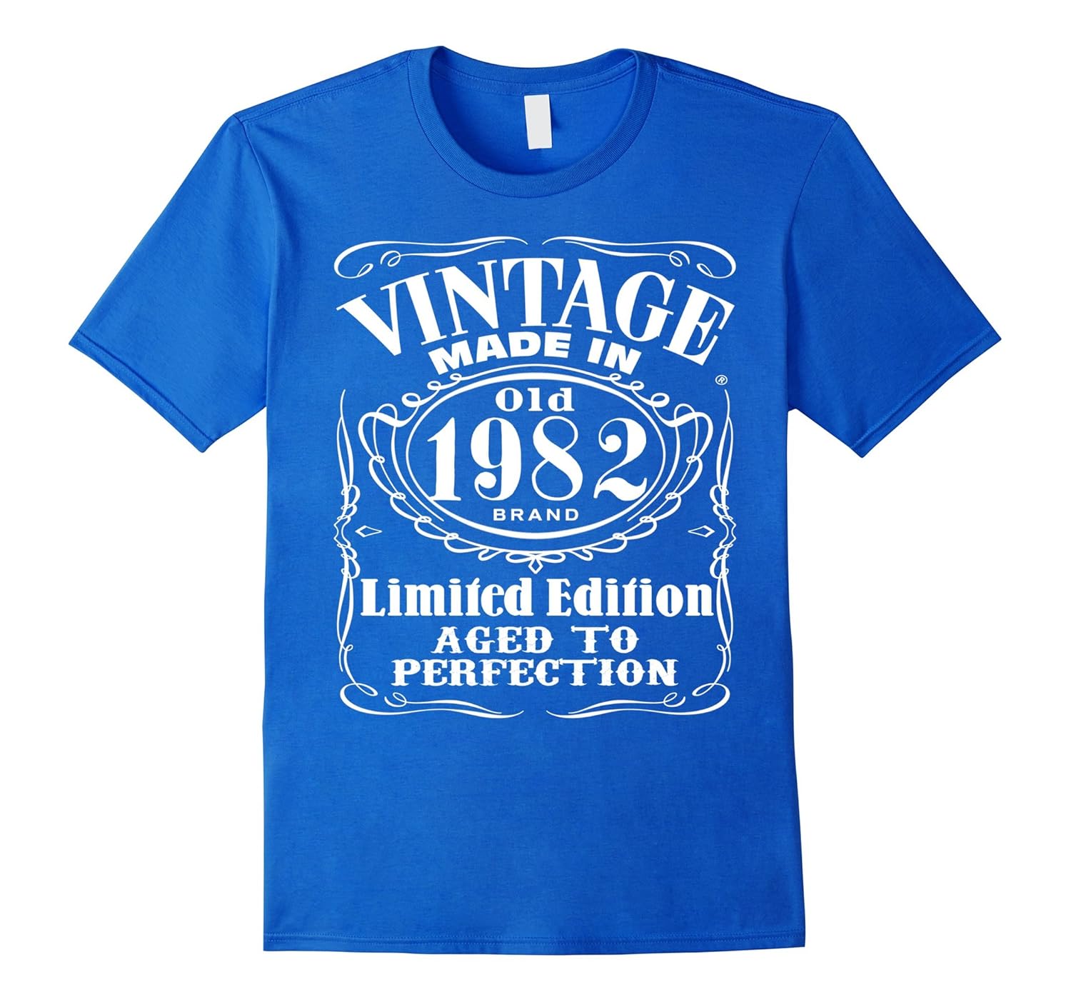 Vintage Born in 1982 35th Birthday T-Shirt 35 Years Old-RT ...