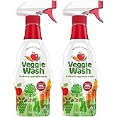 Veggie Wash Fruit & Vegetable Wash, Produce Wash and Cleaner, 16-Fluid Ounce, Pack of 2, Packaging May Vary