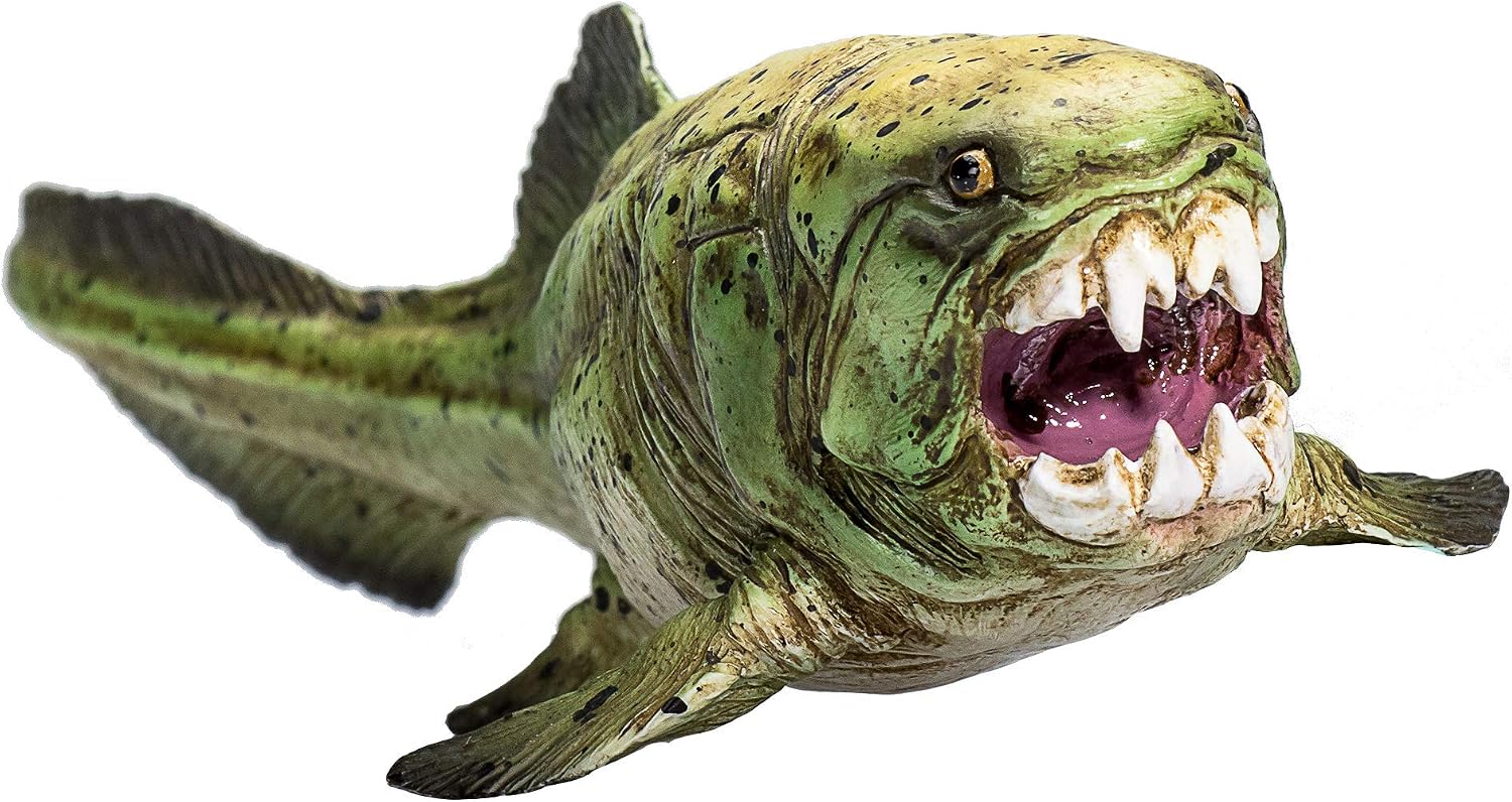 MOJO Dunkleosteus Prehistoric Dinosaur Model Toy Figure, Green, 18 cm - Image 5