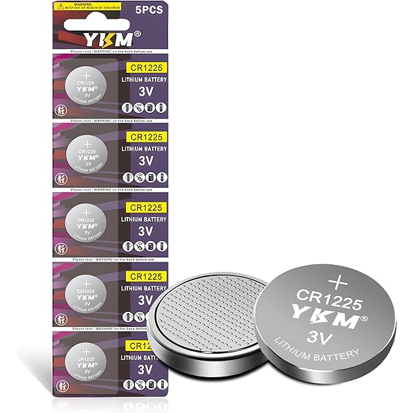 SKOANBE CR1225 3V Lithium Batteries - 12 Pack Coin Cell Batteries