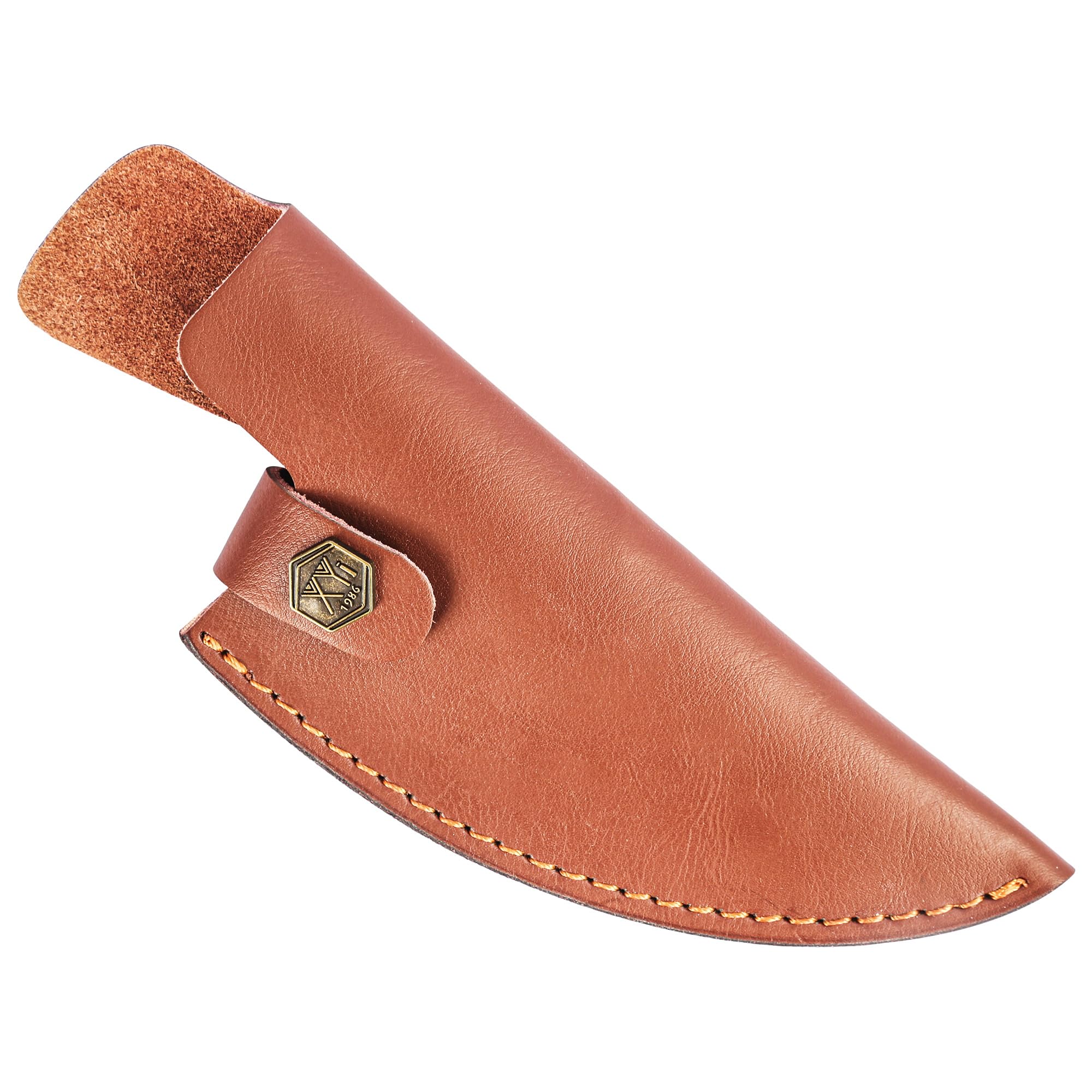 Photo 1 of XYJ Leather Sheath For 6 Inch Boning Knife Edge Guards Blade Protector Cleaver Chef Knives Cover With Loop Belt For Outdoor Camping