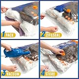 STORAGE MASTER Space Saver Bags 9 Combo Vacuum Storage Bags 80% Space view 4