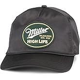 AMERICAN NEEDLE Miller High Life Beer Patch Unisex Adjustable Snapback Baseball Hat