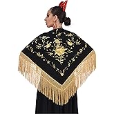 AMINA JAADE Manila shawl for flamenco dance. Middle size 63X31 inch