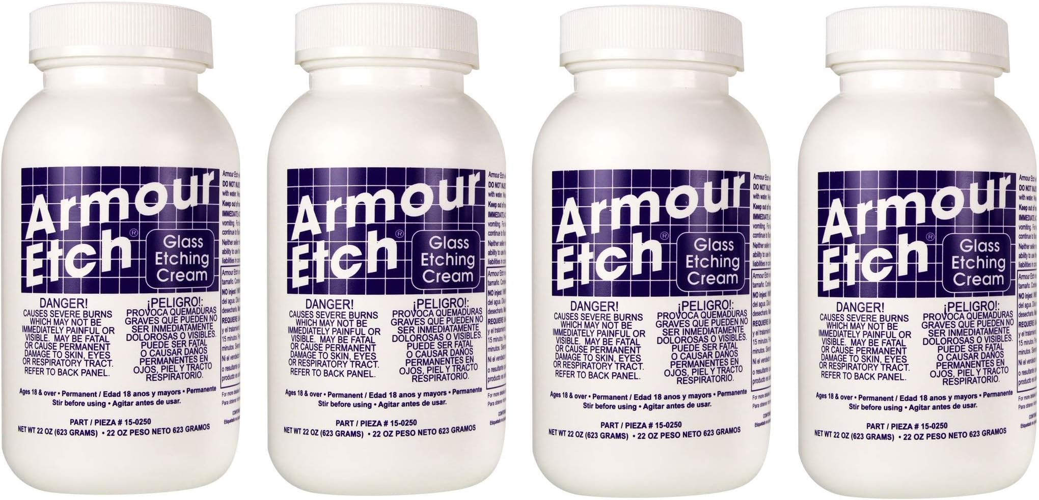 Armour Etch 15-0250 Cream, 22-Ounce (Fоur Расk)