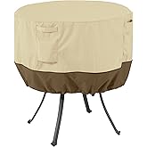 Classic Accessories Veranda Water-Resistant 36 Inch Round Patio Table Cover, Outdoor Table Cover