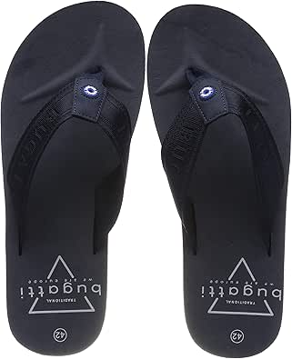 Amazon.com | Bugatti Men's Flip Flop Sandals, Blue Dark Blue 4100 | Sandals