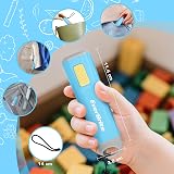 EverBrite Mini LED Flashlight Blue Soft Yellow Light 46g Lightweight Reading view 2