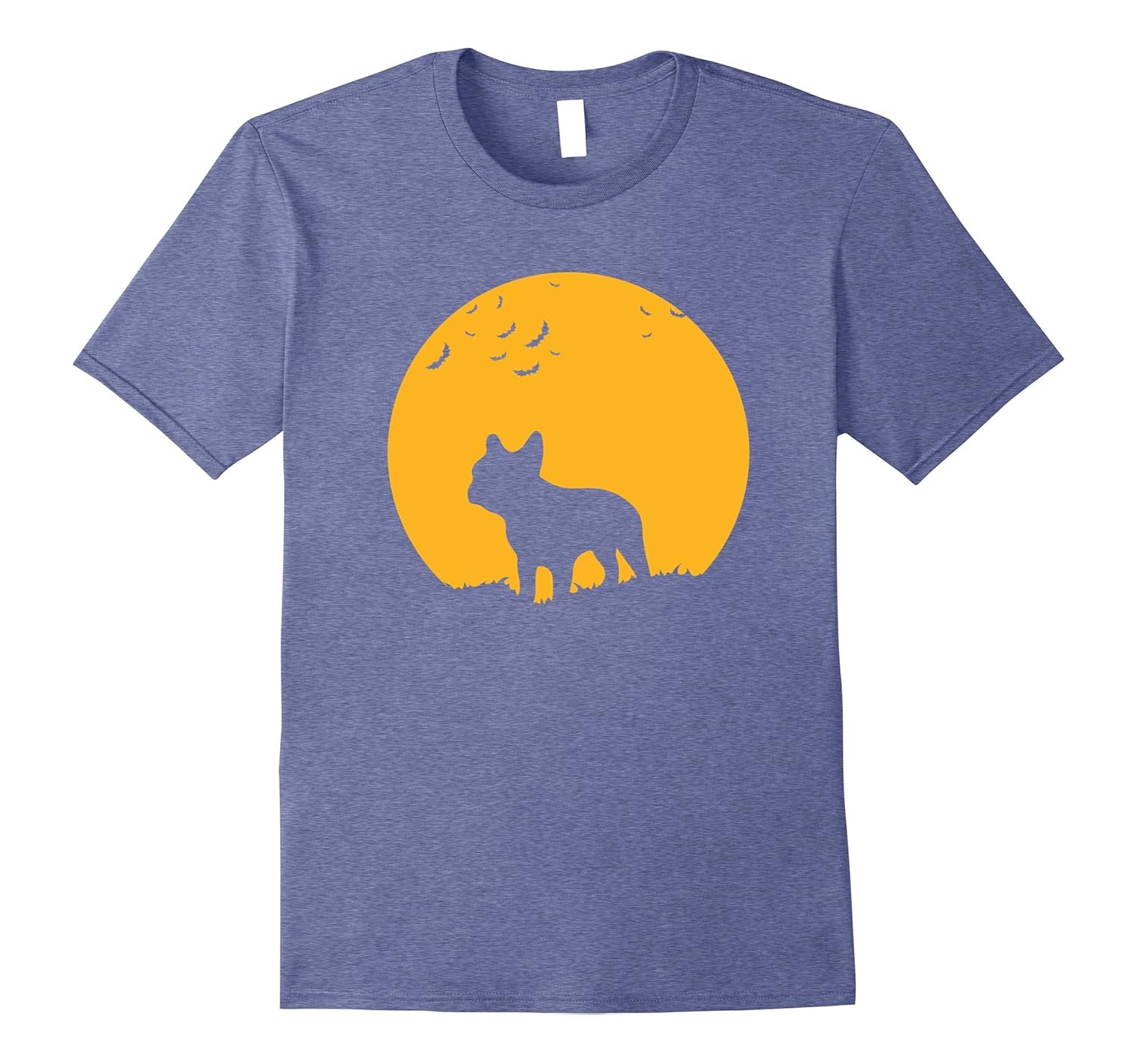 French Bulldog Moon T-Shirt Halloween Inspired Design-ANZ