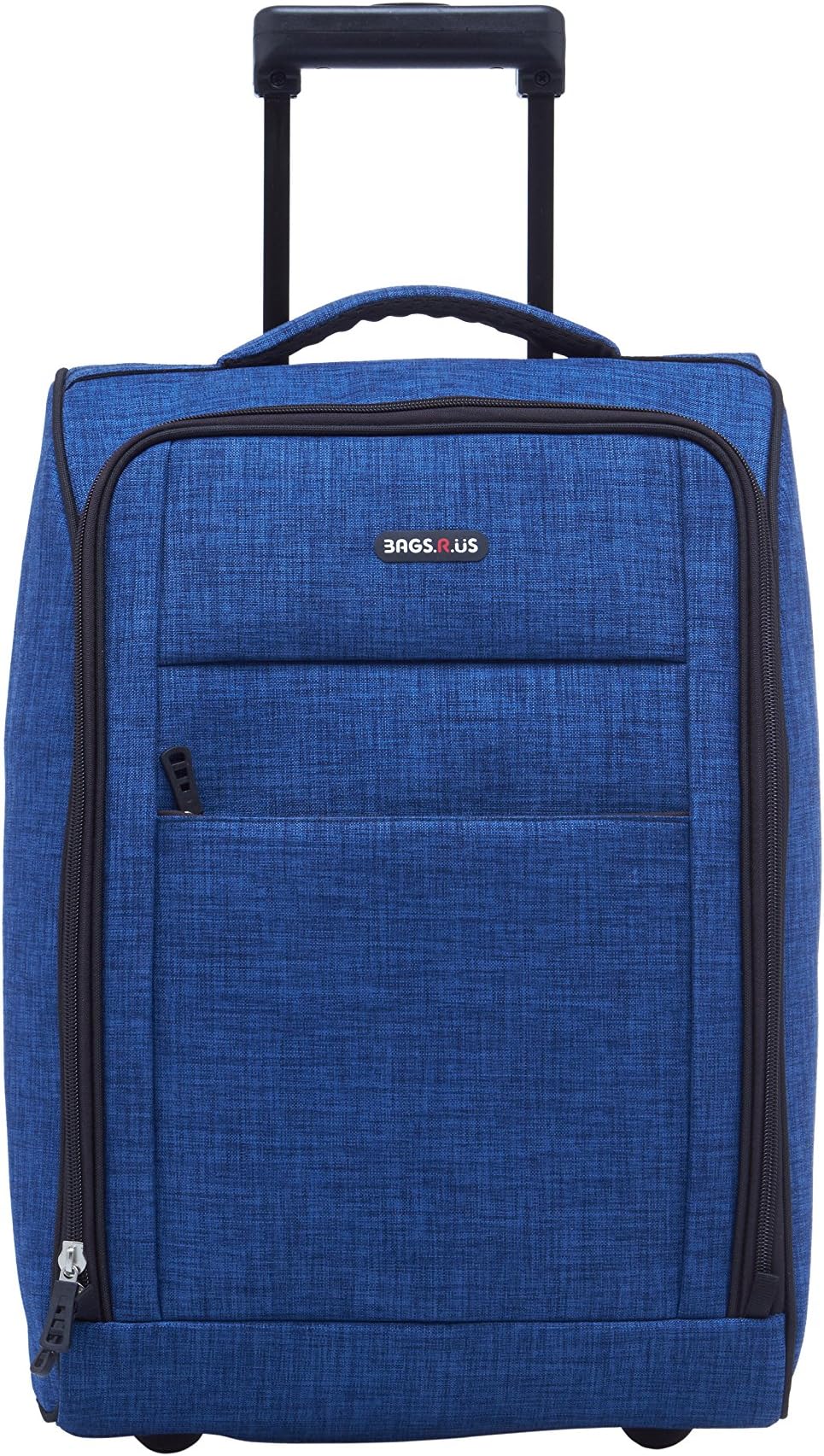 BagsRUs Matte Polyester 34 cms Jeans Blue Softsided Carry-On Cabin Trolley Bag (CA113FJB)