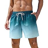 Gleeease 5inch Mens Swim Trunks: with Mesh Liner Pockets Drawstring Quick Dry Stretch Lined Funny Beach Swimming Pool Surf
