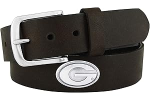 Zeppelin Products, Inc. NCAA Georgia Bulldogs Leather Concho Belt