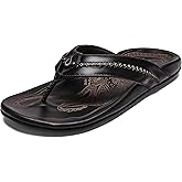 OLUKAI Men's Mea Ola Leather Beach Sandals