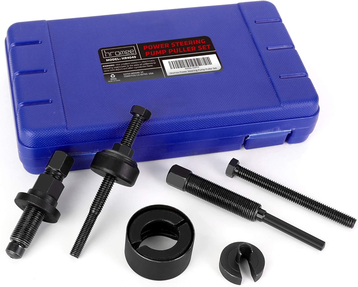 Hromee Power Steering Pump Pulley Puller and Installer Remover Tool Set