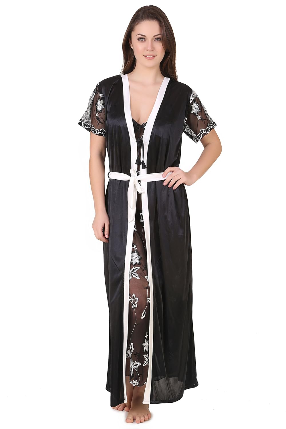 masha women's satin nighty