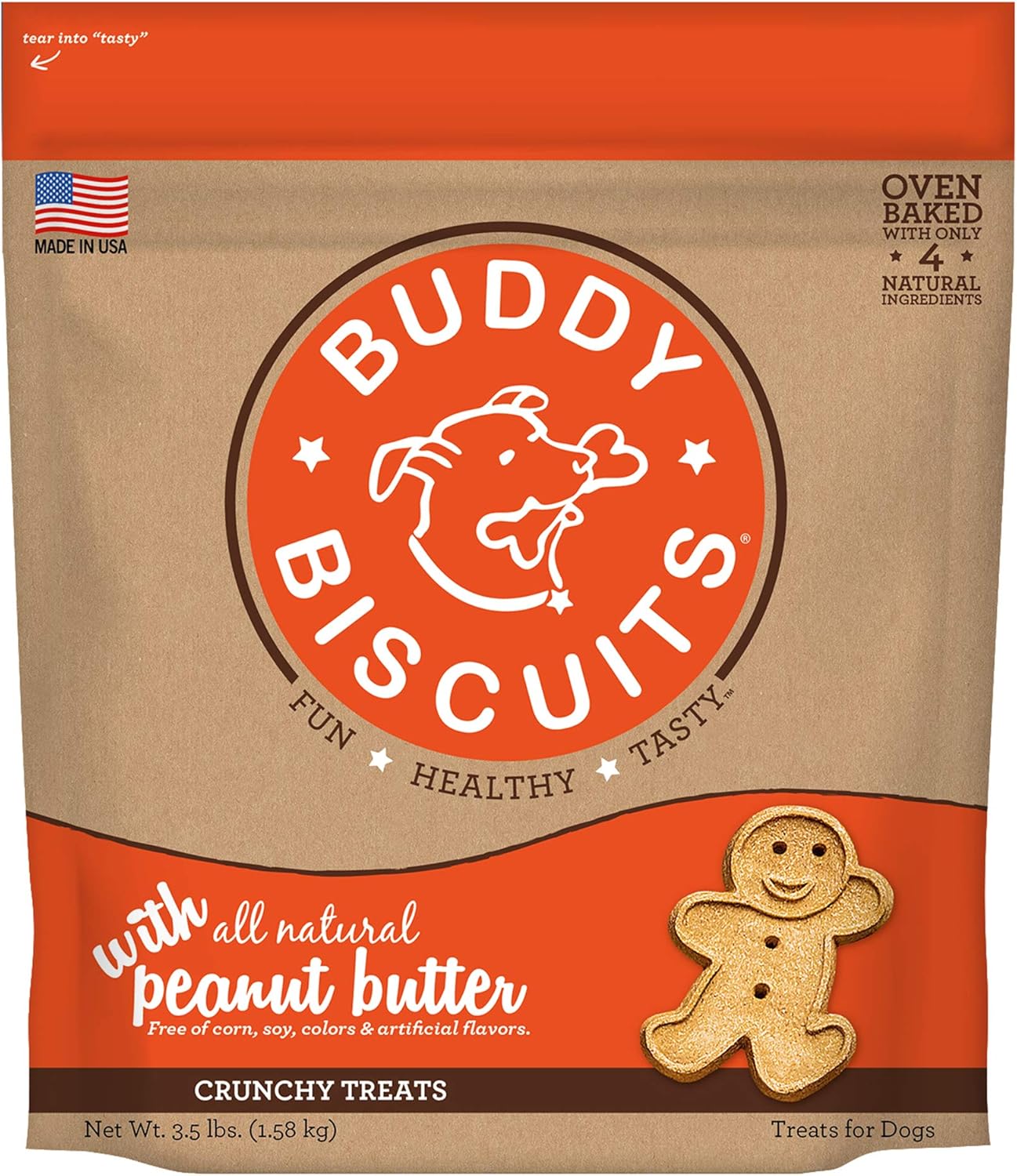 buddy biscuits peanut butter