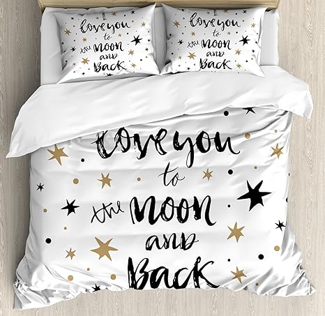 i love you to the moon and back crib set