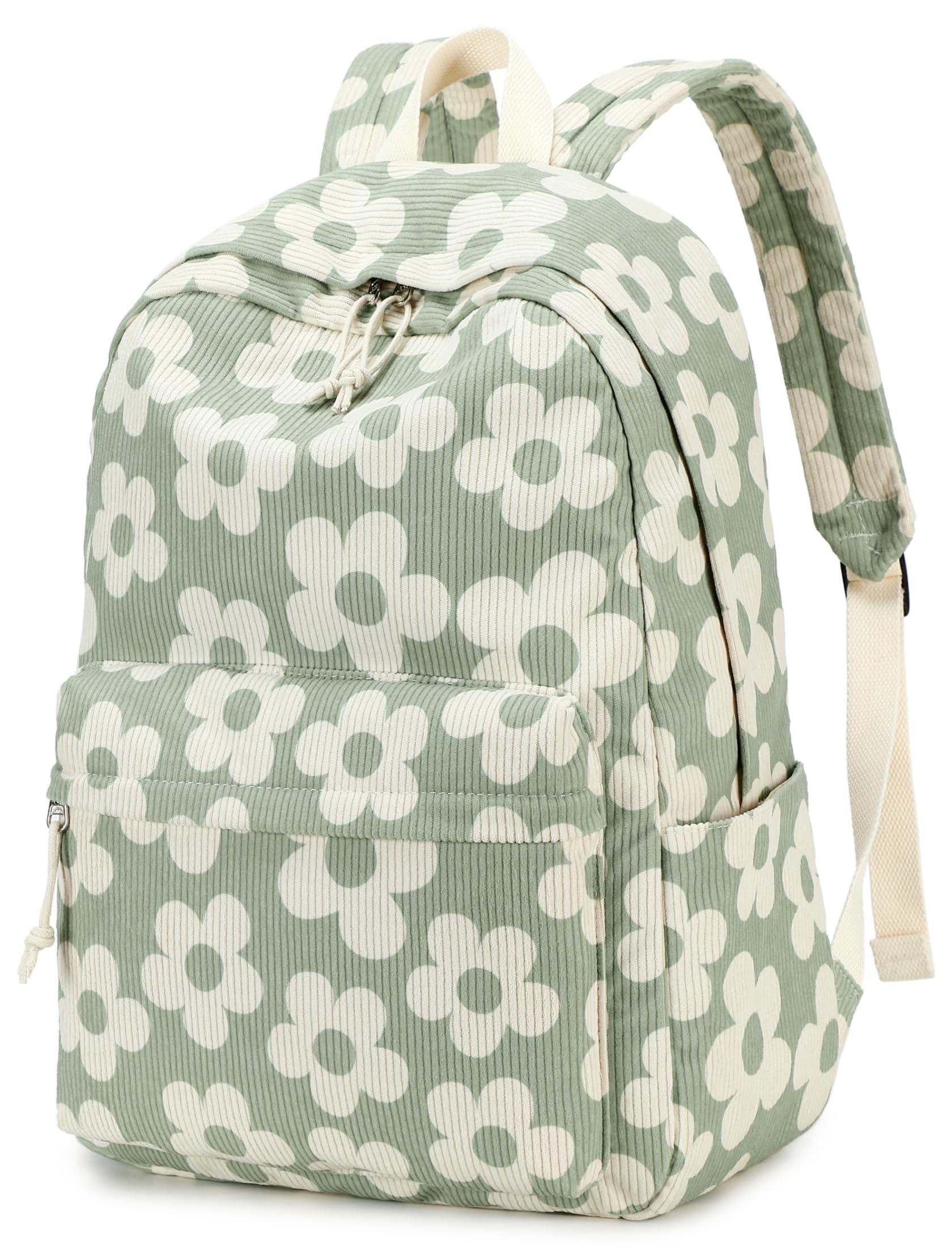 Photo 1 of Bluboon Backpack for School Girls Women, Cute Corduroy Laptop Bookbag for Kids Teens, Durable Girls Lightweight Backpack