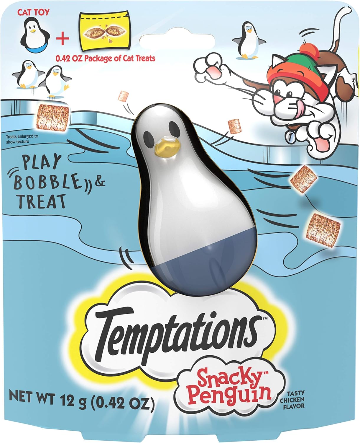 penguin cat toy