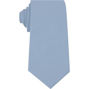 Yultfotz Men’s 3.15-Inch Regular Solid Cotton-Linen Necktie with Gift Box
