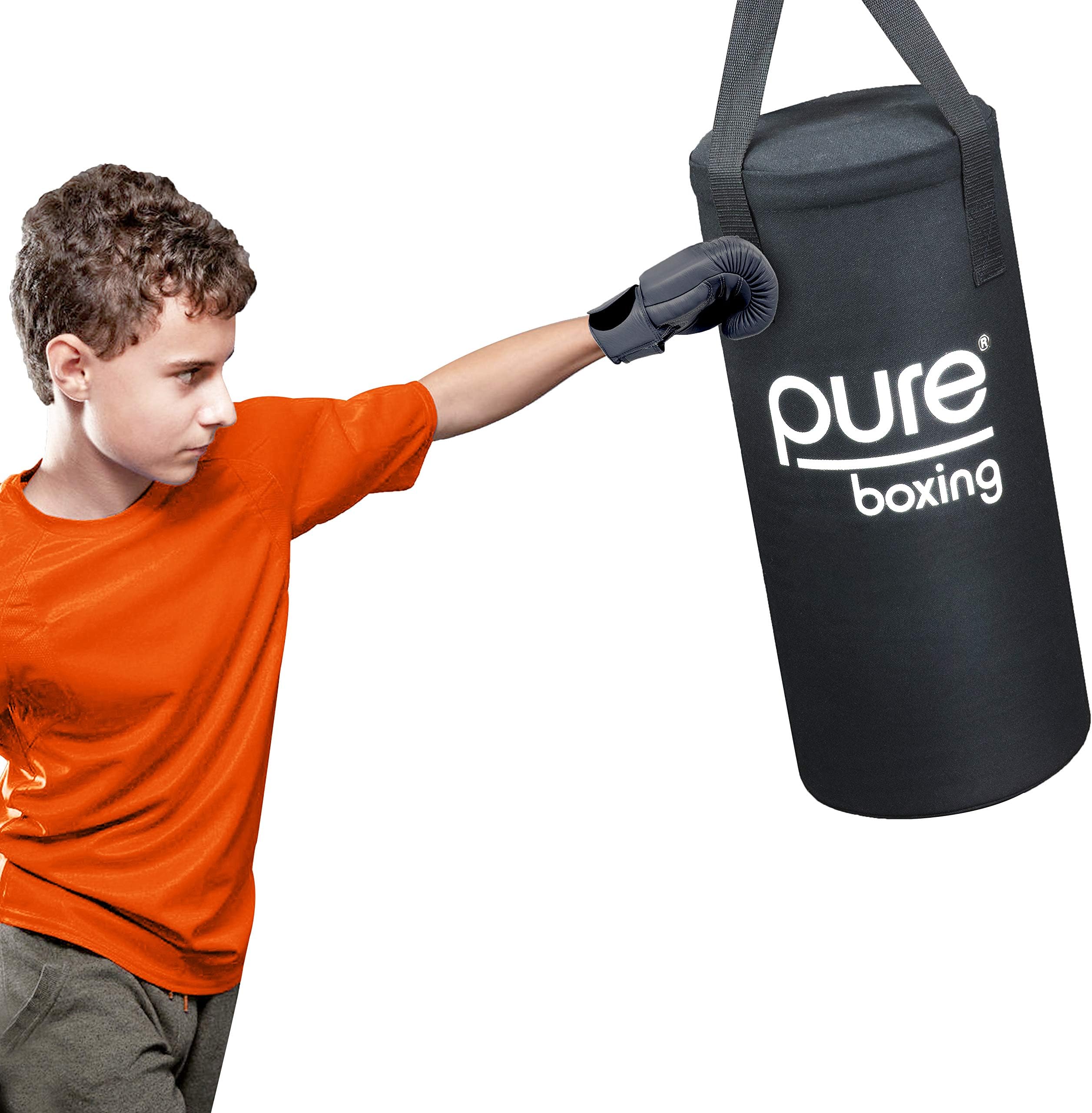 Pure Boxing 25 lb Heavy Bag Set for Kids
