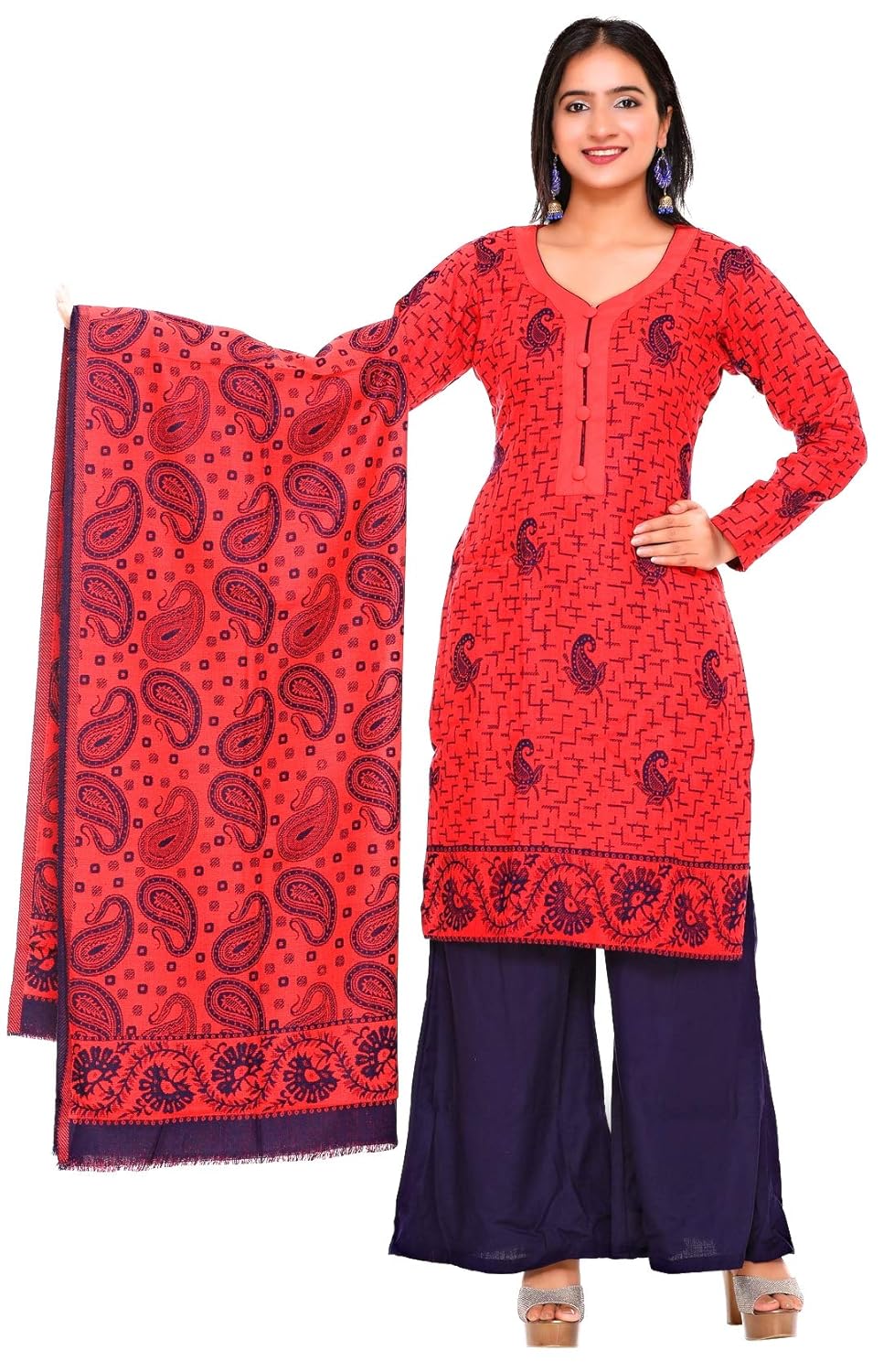 woolen salwar suit