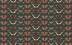 Muravie Vintage Butterflies Art Deco Wallpaper