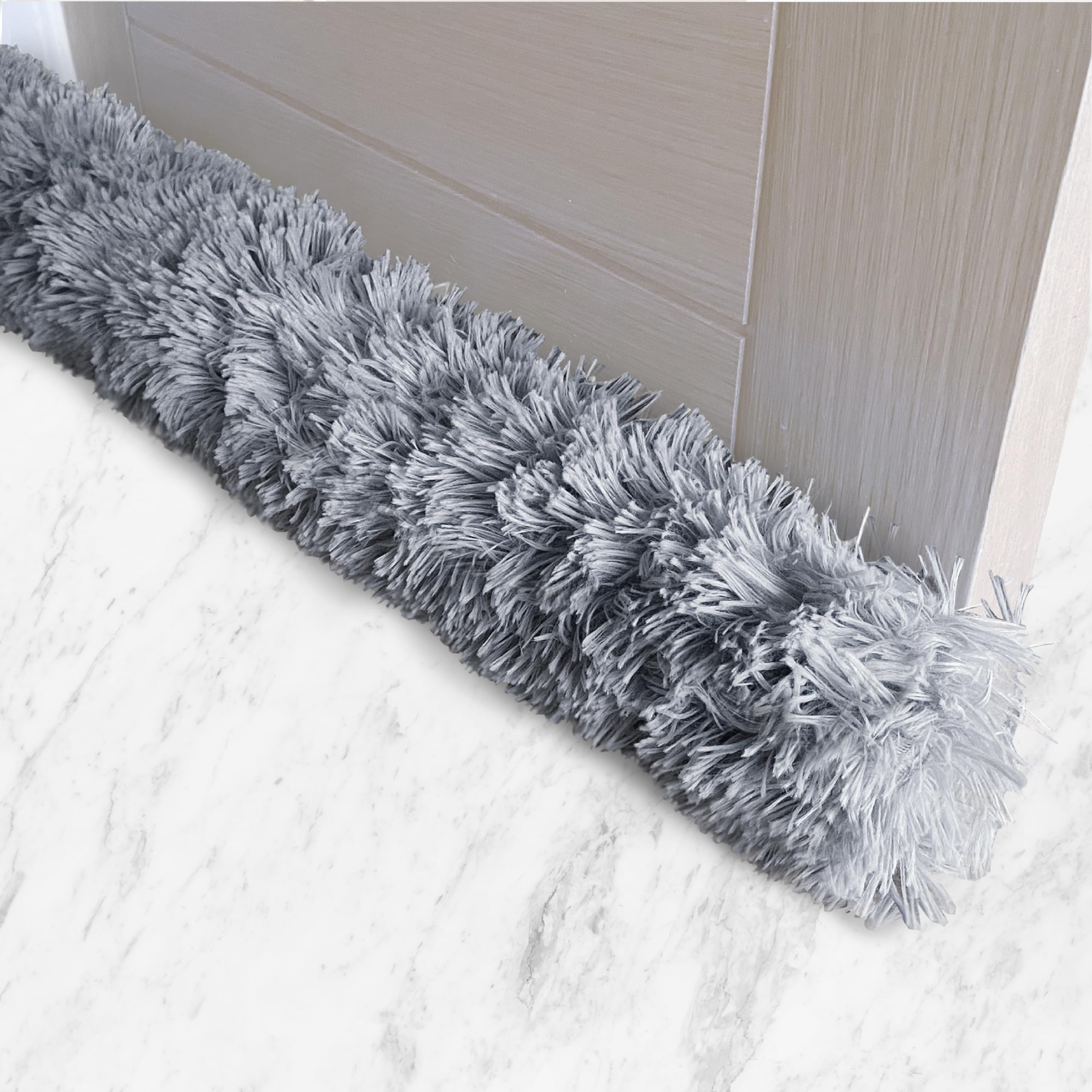 Draft Excluder for doors cushion - effective Draft Blocker under door Draught Excluder Sausage to Block cold air energy saving stylish home decor 90 cm by Wremedies for Easier Living