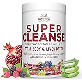 Country Farms Super Cleanse, Super Juice Cleanse, Supports Healthy Digestive System, 34 Fruits and Vegetables with Aloe, Promotes Natural Detoxification, Drink Powder, 14 Servings, 9.88 Ounce