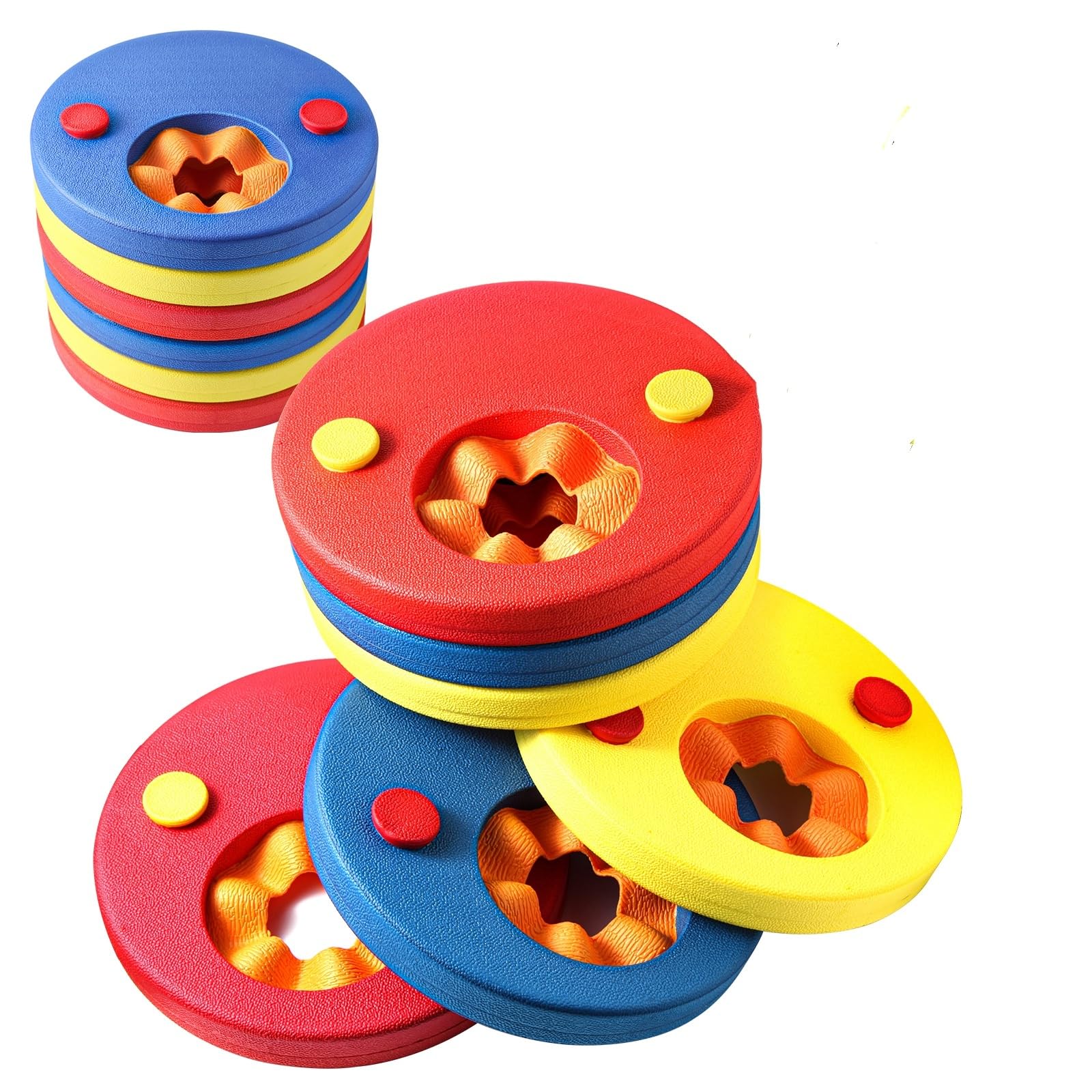 Swimming armbands EVA Foam baby swimming float, Swim discs Float for Baby Kids learning arm bands 1-2 years kids arm float discs Nice gift for Children