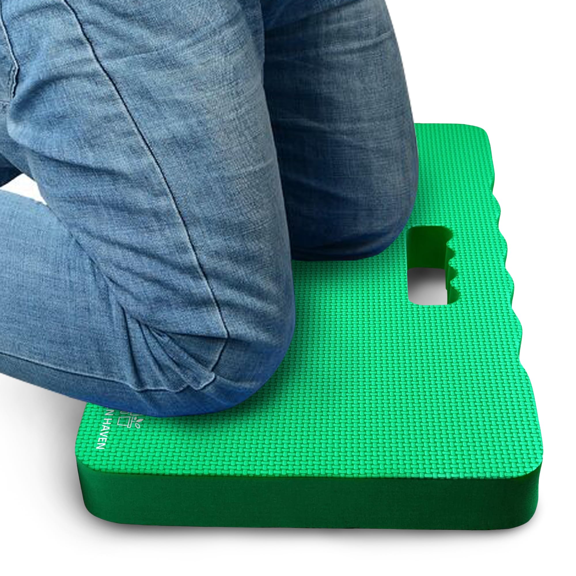 Green Haven Super Comfy Thick Garden Kneeling Pad - Comfortable Kneeling Pads for Gardening, Outdoor, Work, Soft EVA Foam Padding Mat, Perfect Knee Pads, Premium Knee Cushion