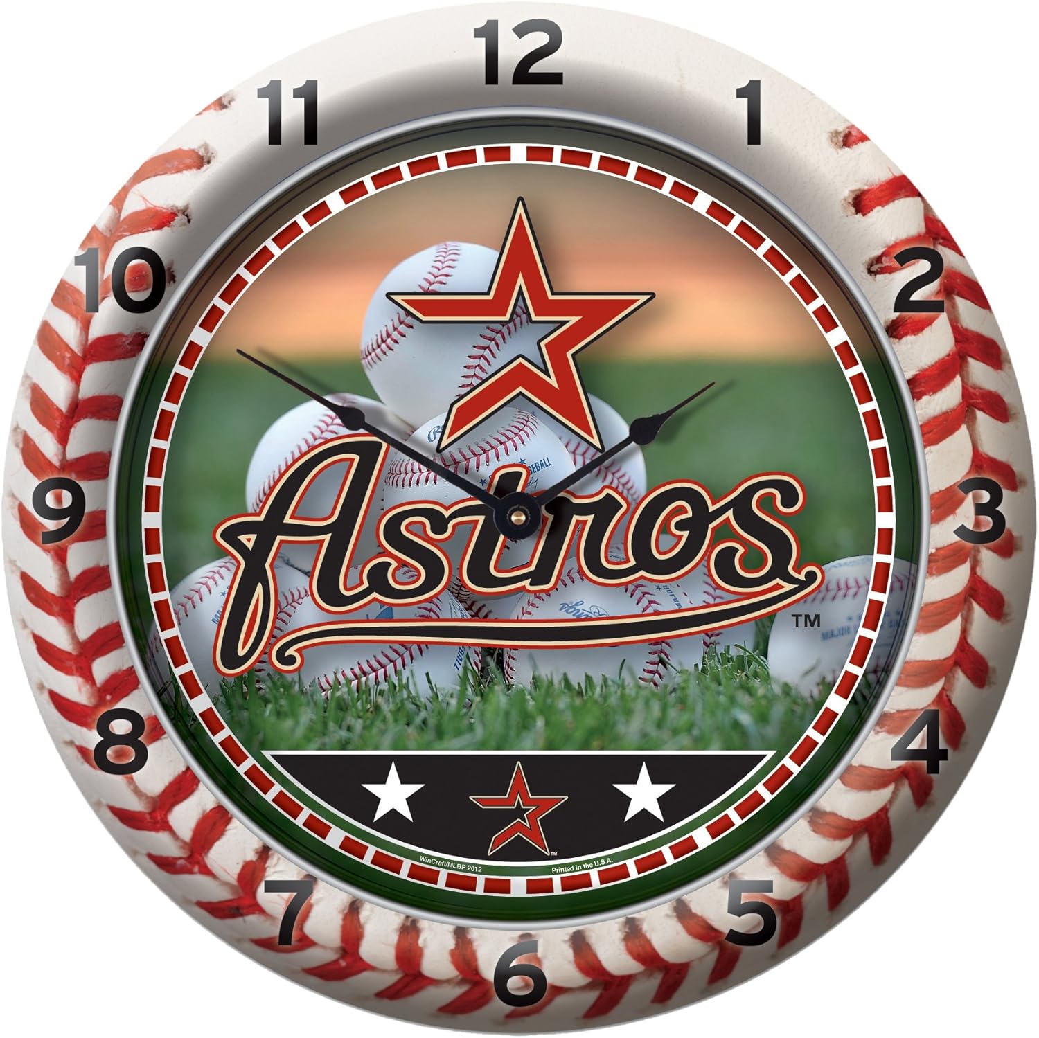 MLB Houston Astros Game Time Clock Sports MLB Houston Astros Game Time Clock Sports