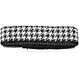 The Band CHUMS 20MM HOOK & LOOP BLACK WHITE HOUNDSTOOTH ONE PIECE SPORT WATCHBAND