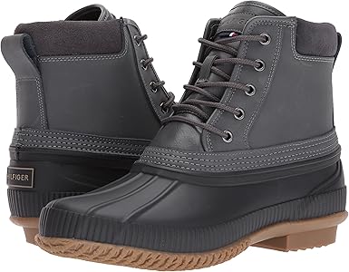 tommy hilfiger men's casey waterproof duck boots created for macy's
