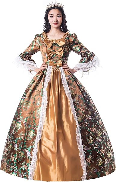 Kemao Marie Antoinette Rococo 18th Century Dress Party Costume Masquerade Ball Gown Women S Costume Vintage Ball Gown Plus Size Amazon Co Uk Clothing