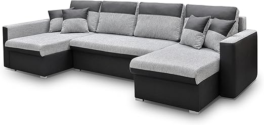 Meublo Grand Canape D Angle Panoramique Convertibles 6 7 Places