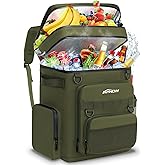 AMNOW Backpack Cooler Insulated Leak Proof for Men Women 50 Cans Soft Cooler Backpack Insulated Waterproof Large Capacity Coolers Bag Portable for Lunch Camping Travel Picnic Hiking